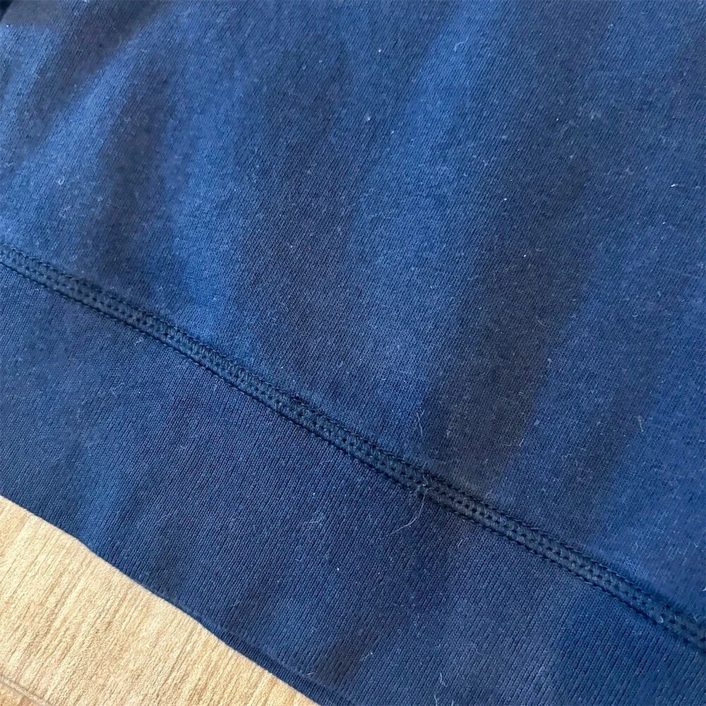 GAP Kids Sweatshirt Boys XL (12) Navy Blue Crewneck Logo Graphic Pullover